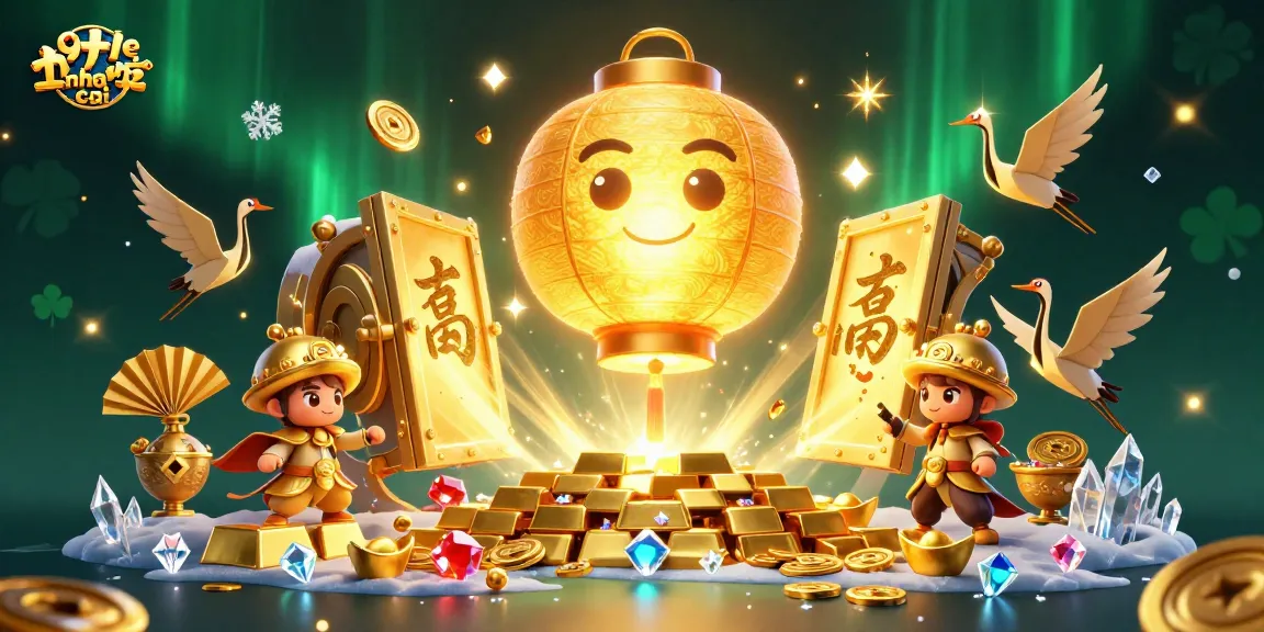 Bet on ty le nha cai and enjoy a thrilling 3D casino experience with golden treasures and lucky symbols.