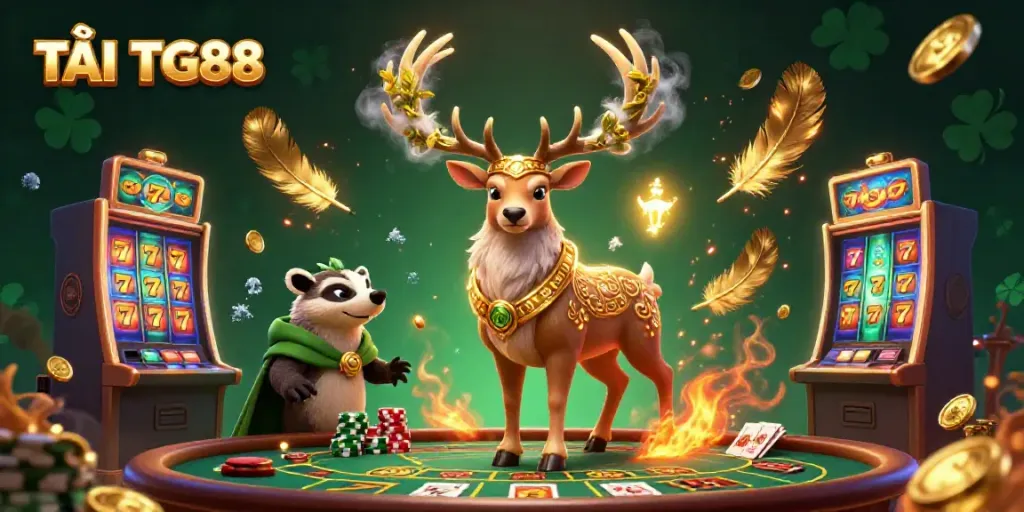 Engage with the enchanting world of TẢI TG88 and explore thrilling casino games with vibrant characters.